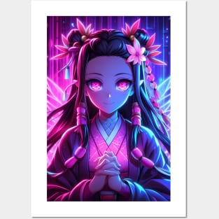 Nezuko kamado Posters and Art